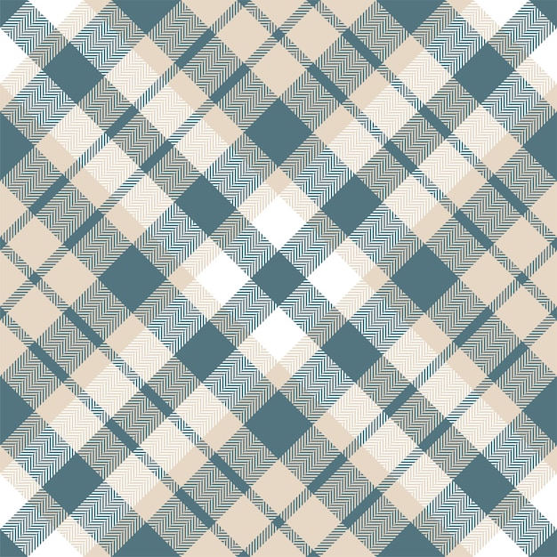 Plaid pattern vector Check fabric texture Seamless textile design for clothes paper print