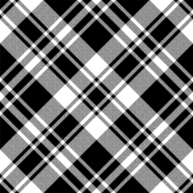 Plaid pattern vector Check fabric texture Seamless textile design for clothes paper print