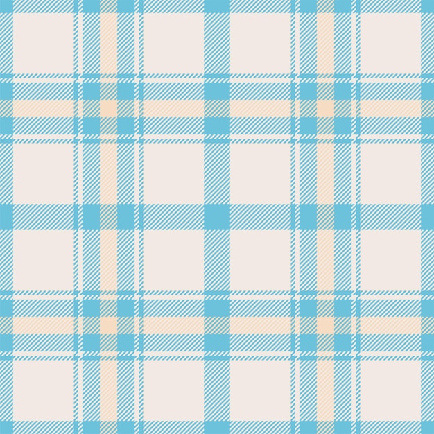 Plaid seamless pattern Check fabric texture Vector textile print design