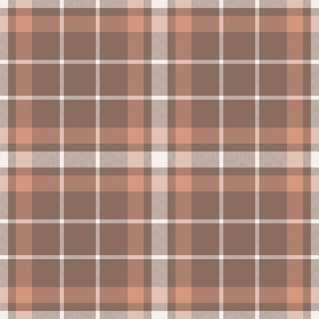 Plaid seamless pattern Check fabric texture Vector textile print