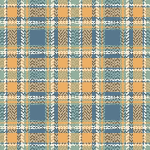 Plaid seamless pattern Check fabric texture Vector textile print