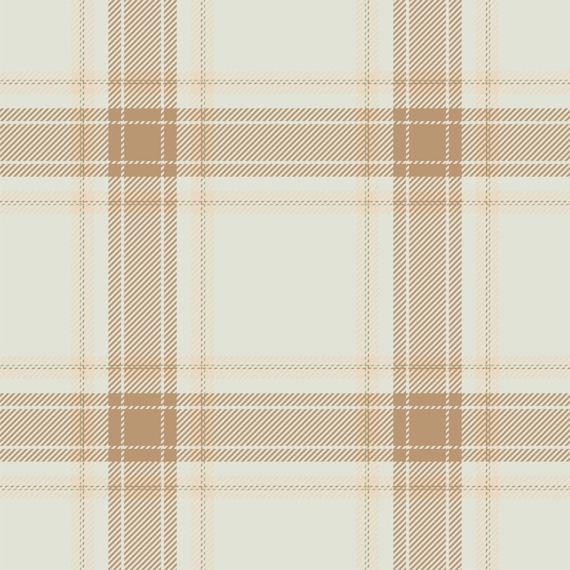 Plaid seamless pattern Check fabric texture Vector textile print