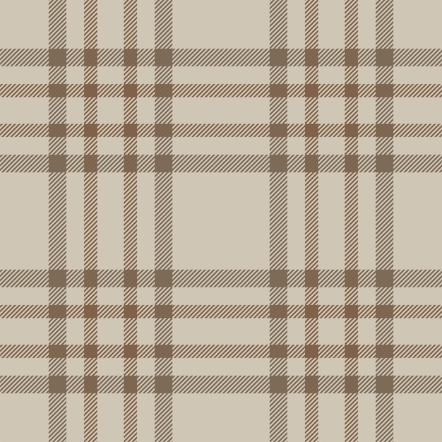 Plaid seamless pattern Check fabric texture Vector textile print