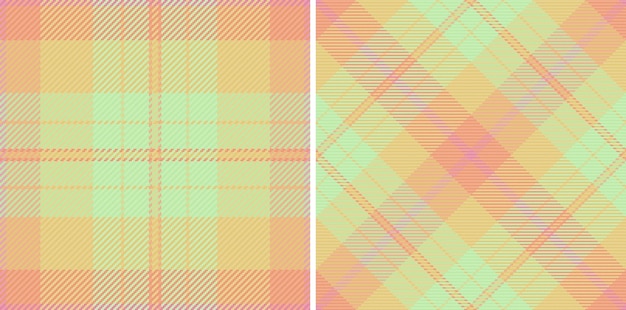 Plaid textile texture of background check tartan with a fabric pattern seamless vector