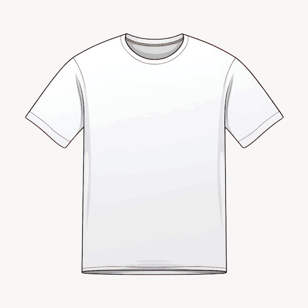 Plain white tshirt design