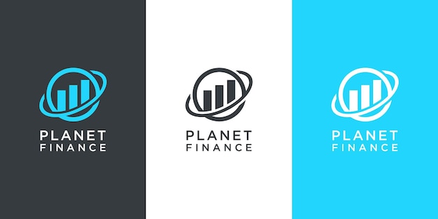 Planet finance marketing logo