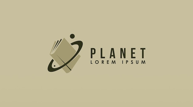 Planet Logo Design Concept Template Vector