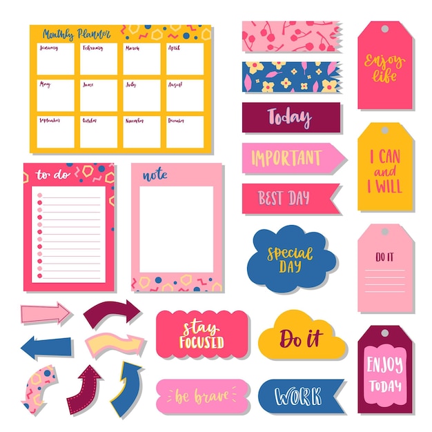 Planner scrapbook collection