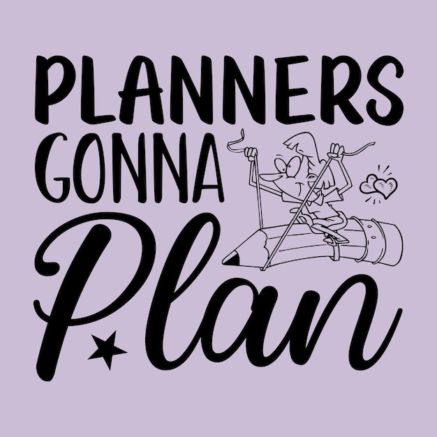 Planner SVG Design