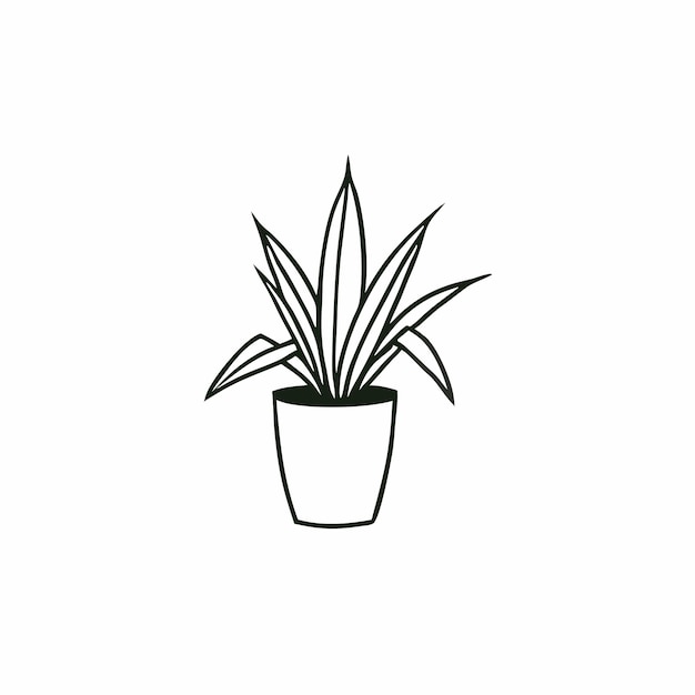 a plant is in a pot with a plant on it