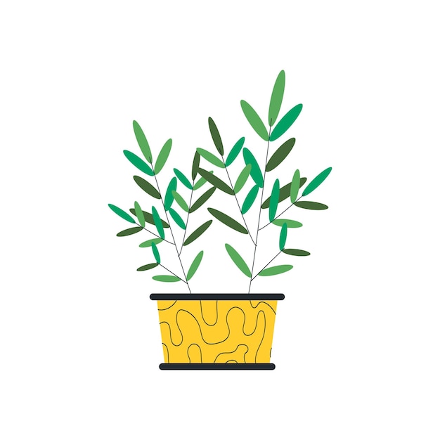 Plant Vector Illustration Cute Nature