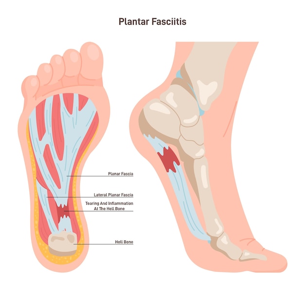 Plantar fasciitis Plantar fascia inflammation or tearing Disorder