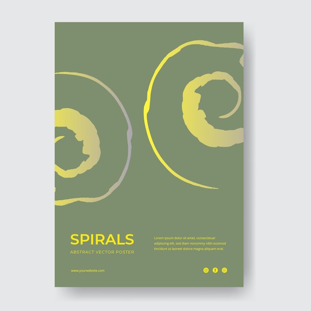 Vector plantillaespiralesposter2