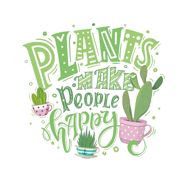 plants make people happy