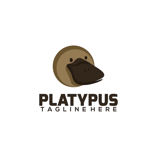 Vector platypus logo