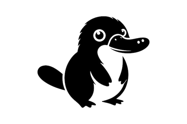 Platypus Silhouette Vector