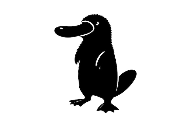 Platypus Silhouette Vector