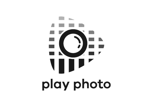 play and photograph logo design templates