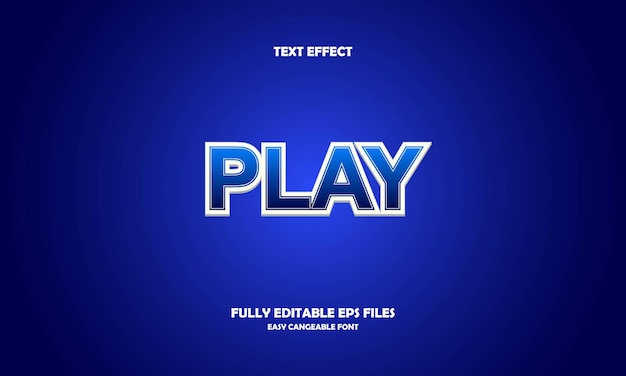 play text effect