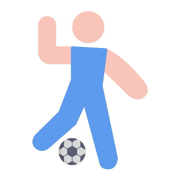 Player Flat Illustration