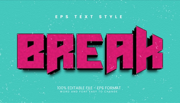 Playful 3D Editable Text Effects