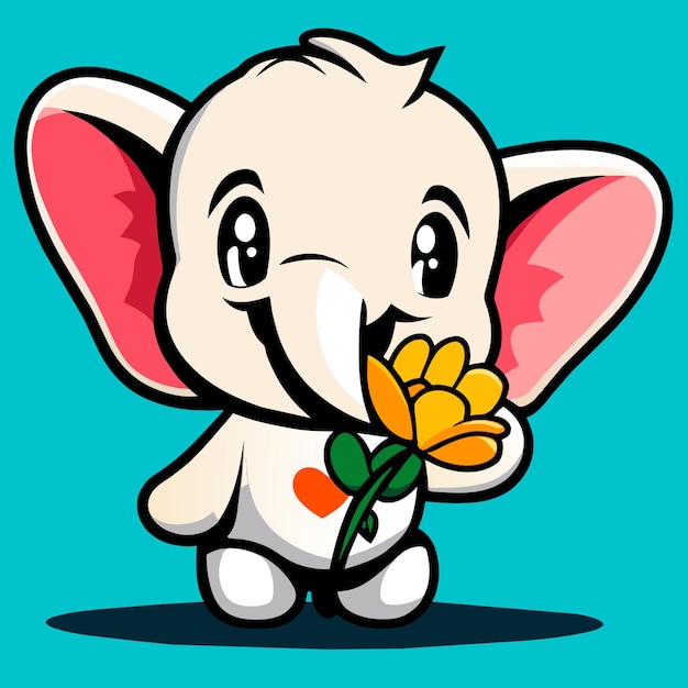 Playful Elephant Clipart for Digital Artwork