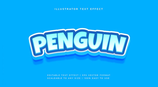 Playful Icy Cartoon Text Style Font Effect