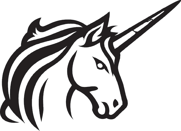 Playful unicorn vector icon design graphic