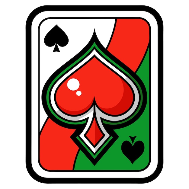 Playing card clip art and Vector Design With a White Background