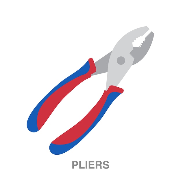 pliers illustration on transparent background