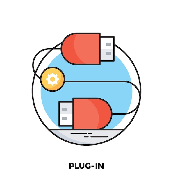 Plugin Flat vector Icon