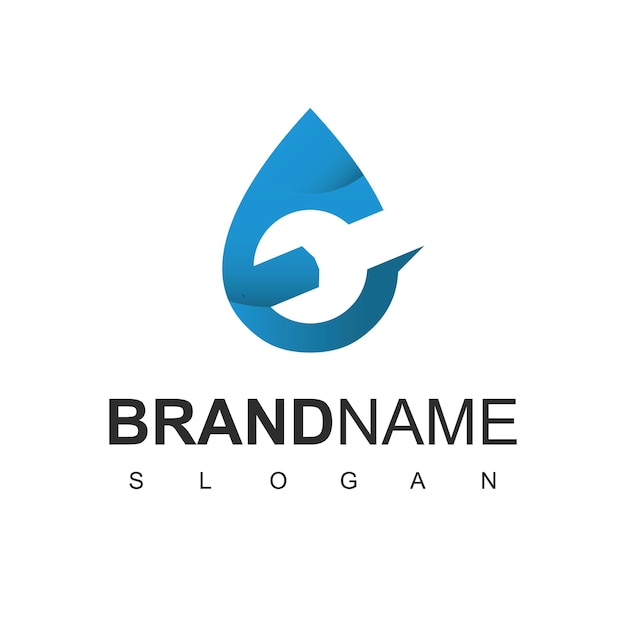 Plumbing Company Logo Design Template