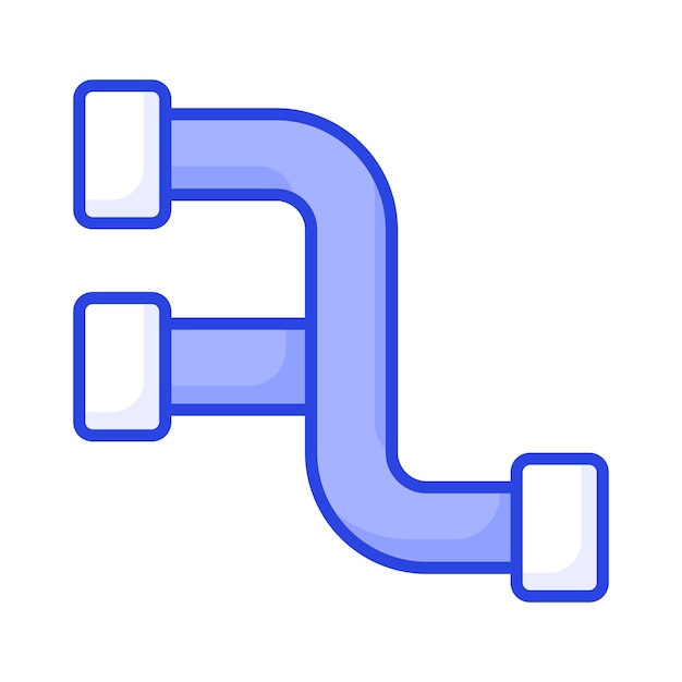 Vector plumbing icon in modern design style ready to use icon