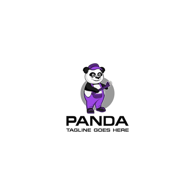 Plumbing Panda Logo Design .