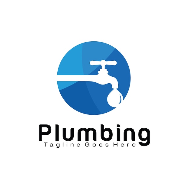 Plumbing Service logo design template