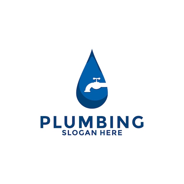 plumbing service logo template creative plumbing logo vector symbol