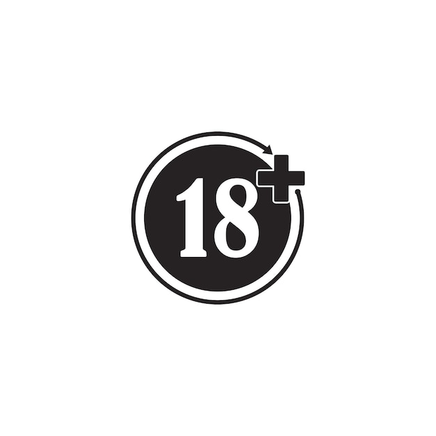 Plus 18 icon