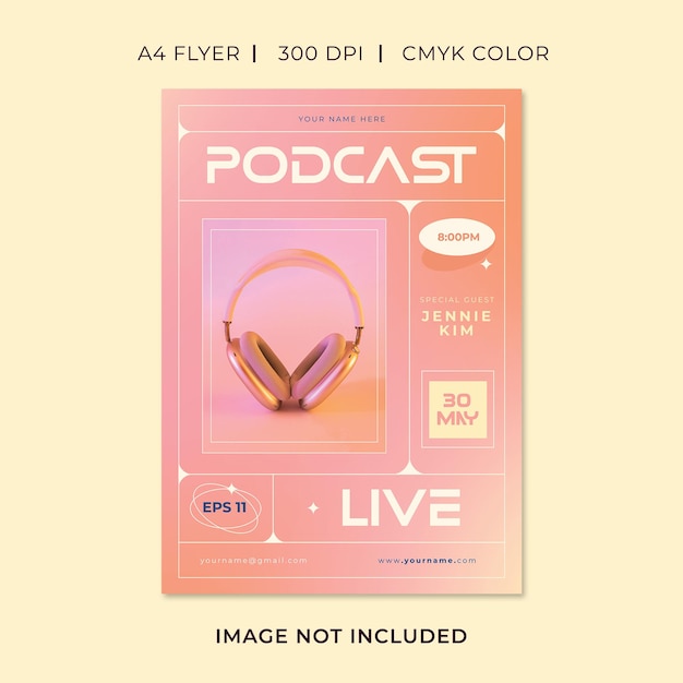 Podcast Live Flyer