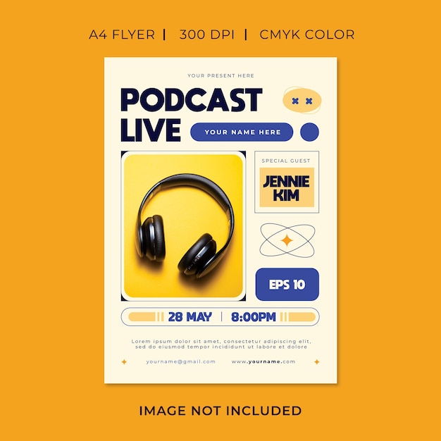 Podcast Live Flyer