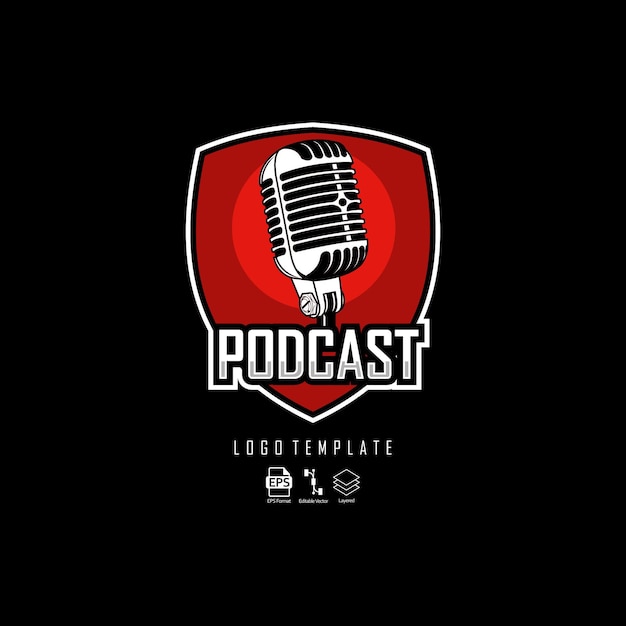 PODCAST LOGO TEMPLATE