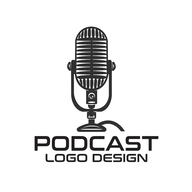 Podcast Vector Logo Design