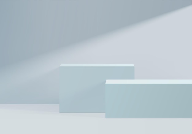  podium display product with  geometric shape, background pedestal  rendering for cosmetic platform