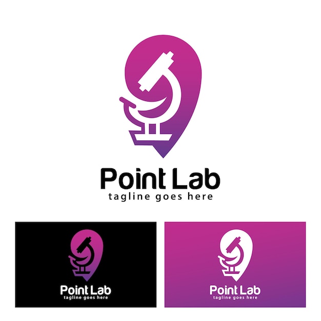 Point Lab logo design template