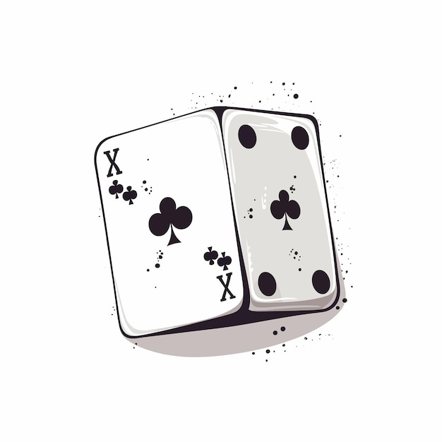 Vector poker cards full set