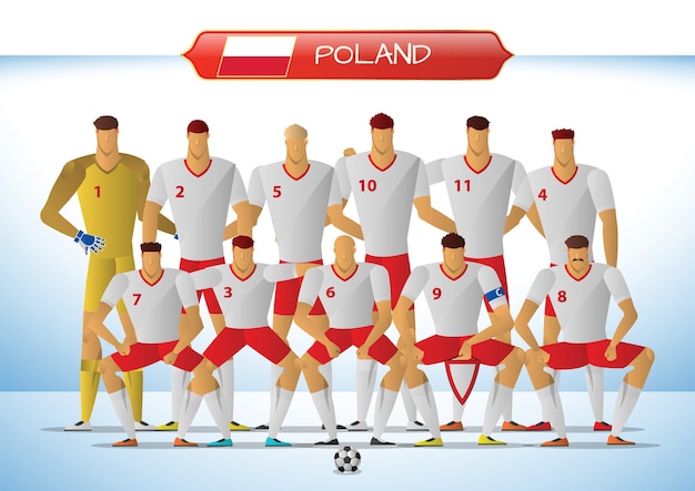 Poland National Football Team for International Tournament