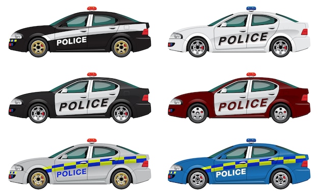 police car set