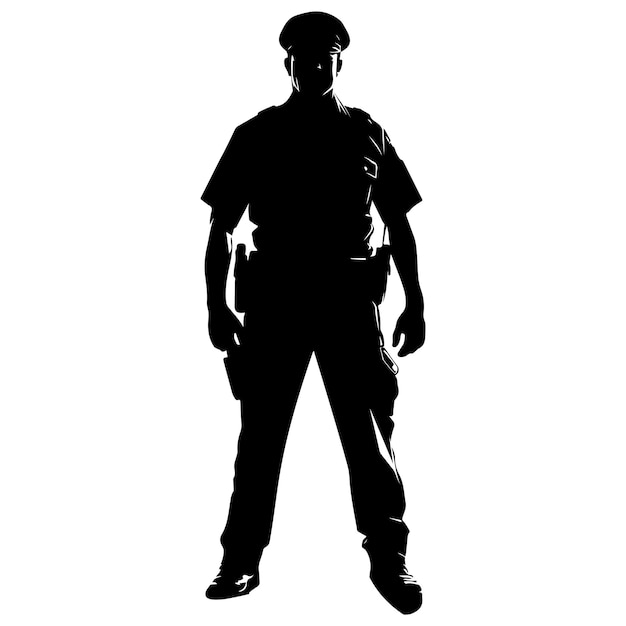 Police Officer Silhouette illustration