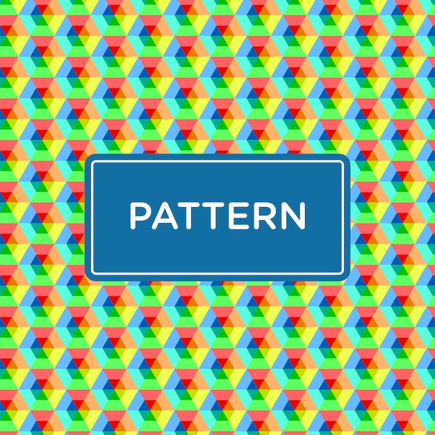 Poligon Seamless Pattern Fullcolor