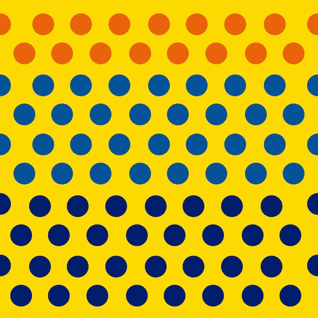 Polka Dot Pattern Seamless Vector Background