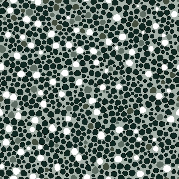 Polka dot Seamless repeat pattern of circles points Vector